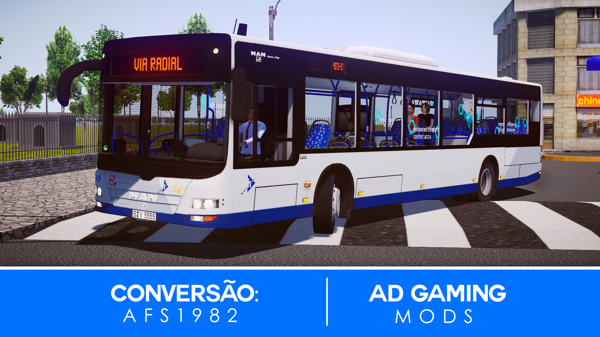 Mod do Man Lion’s City A21 para Proton Bus Simulator - AD Gaming Mods