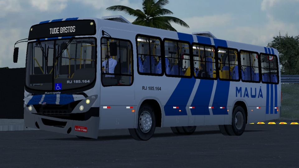🟡proton bus simulator - ônibus velho na rota! mb of-1519! + skin 
